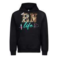 Black western nurse rn  life Urban Hoodie - BarkalooDesign