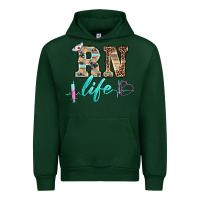 Forest Green western nurse rn  life Urban Hoodie - BarkalooDesign
