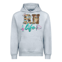 Heather Grey western nurse rn  life Urban Hoodie - BarkalooDesign