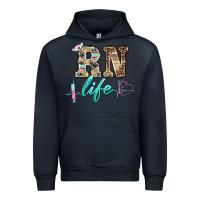 Navy western nurse rn  life Urban Hoodie - BarkalooDesign