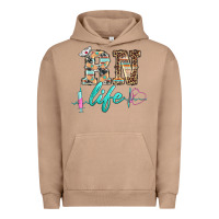 Pigment Burro western nurse rn  life Urban Hoodie - BarkalooDesign