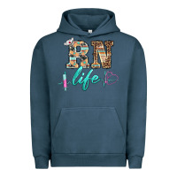 Pigment Midnight Navy western nurse rn  life Urban Hoodie - BarkalooDesign
