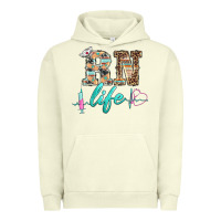 Pigment Pistachio western nurse rn  life Urban Hoodie - BarkalooDesign