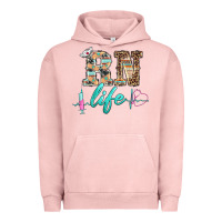 Pigment Salmon western nurse rn  life Urban Hoodie - BarkalooDesign