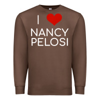 Chestnut Limited Edition I Love Nancy Pelosi Heart Madam Speaker Democratic Pol Premium Sweatshirt - lanVoArt
