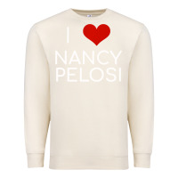 Sandshell Limited Edition I Love Nancy Pelosi Heart Madam Speaker Democratic Pol Premium Sweatshirt - lanVoArt