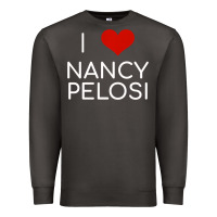 Smoke Limited Edition I Love Nancy Pelosi Heart Madam Speaker Democratic Pol Premium Sweatshirt - lanVoArt