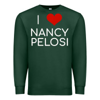 Sports Green Limited Edition I Love Nancy Pelosi Heart Madam Speaker Democratic Pol Premium Sweatshirt - lanVoArt