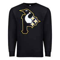 Black pittsburgh combined sports shirt and sticker Premium Sweatshirt - lanVoArt