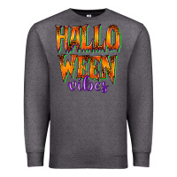 Charcoal Heather halloween vibes Premium Sweatshirt - RacoonDesign