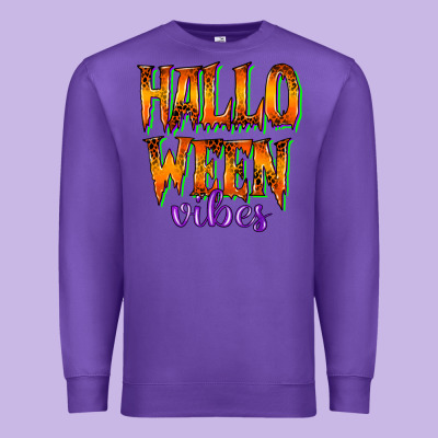 Halloween Vibes Premium Sweatshirt Designed By Racoondesign
