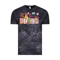 Cloud Black He is risen Vintage Tee - NancyCooperArtShop