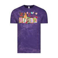 Cloud Purple He is risen Vintage Tee - NancyCooperArtShop