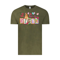 Vintage Olive He is risen Vintage Tee - NancyCooperArtShop