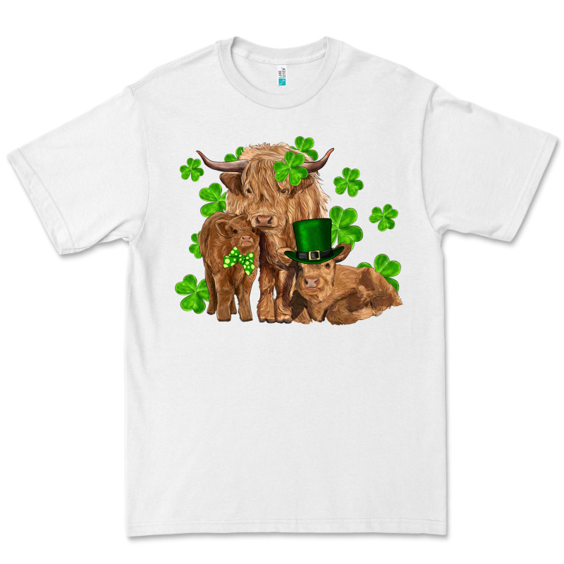 St Patricks Day Cow Family Premium Tee by RanaPortraitStore | Teevron