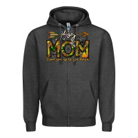 Charcoal Heather Boy Mom From Son Up To Son Down Zipper Hoodie - CowhideDigitalArt