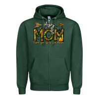 Sports Green Boy Mom From Son Up To Son Down Zipper Hoodie - CowhideDigitalArt