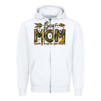 White Boy Mom From Son Up To Son Down Zipper Hoodie - CowhideDigitalArt