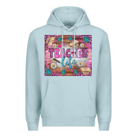 Blue Mist teacher life tumbler Premium Hoodie - BundleAndBundleShop