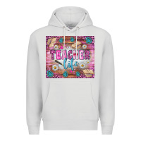 Dove Grey teacher life tumbler Premium Hoodie - BundleAndBundleShop