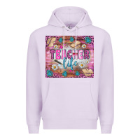 Lilac teacher life tumbler Premium Hoodie - BundleAndBundleShop