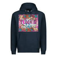 Navy teacher life tumbler Premium Hoodie - BundleAndBundleShop