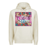 Oatmeal Heather teacher life tumbler Premium Hoodie - BundleAndBundleShop