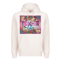 Pale Pink teacher life tumbler Premium Hoodie - BundleAndBundleShop