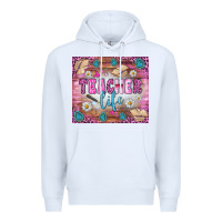 White teacher life tumbler Premium Hoodie - BundleAndBundleShop