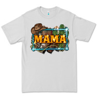 Dove Grey mama cowboy western font cactuslove mom Premium Tee - LillyAllenDesigns