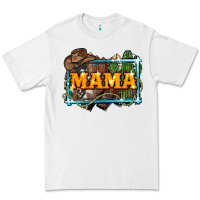 White mama cowboy western font cactuslove mom Premium Tee - LillyAllenDesigns