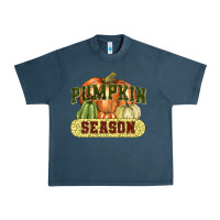 Midnight Navy Pumpkin season Urban Heavy Tee - NancyCooperArtShop
