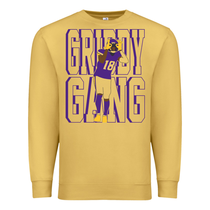 Justin Jefferson -griddy Gang Premium Sweatshirt by lanVoArt | Teevron