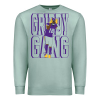 Seafoam Justin Jefferson -Griddy Gang Premium Sweatshirt - lanVoArt