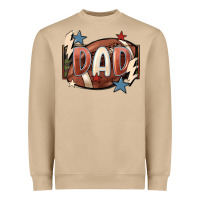 Mushroom football dad Heavyweight Sweatshirt - FaDigitalArtStudio