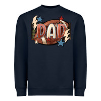 Navy football dad Heavyweight Sweatshirt - FaDigitalArtStudio