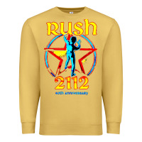 Antique Gold rush blue starman 2112  40th anniversary Premium Sweatshirt - lanVoArt