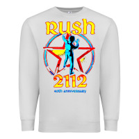 Dove Grey rush blue starman 2112  40th anniversary Premium Sweatshirt - lanVoArt