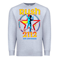 Heather Grey rush blue starman 2112  40th anniversary Premium Sweatshirt - lanVoArt
