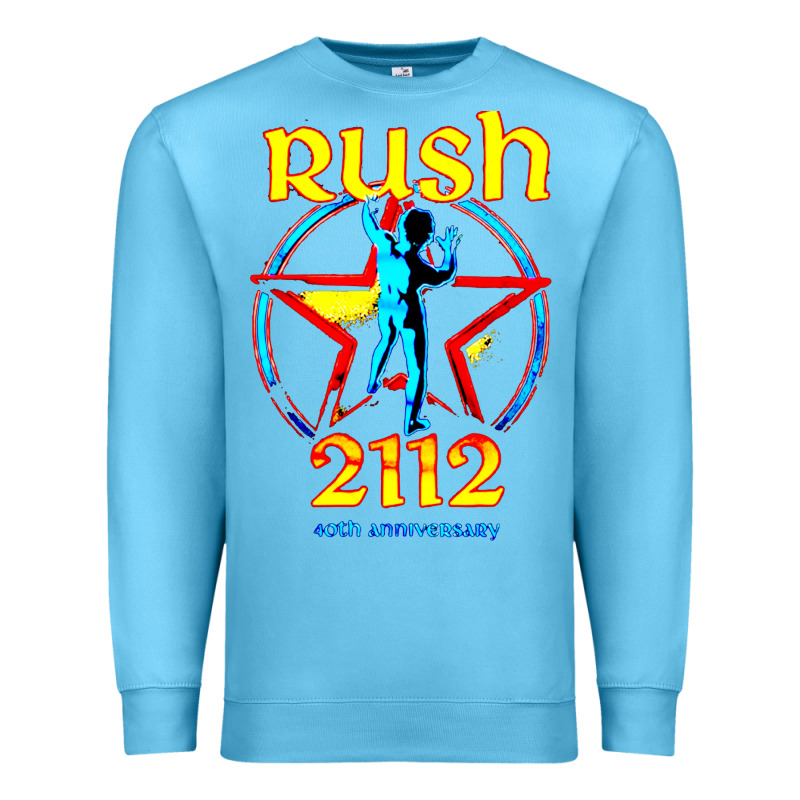 Rush Blue Starman 2112  40th Anniversary Premium Sweatshirt by lanVoArt | Teevron