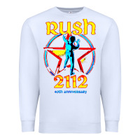 White rush blue starman 2112  40th anniversary Premium Sweatshirt - lanVoArt