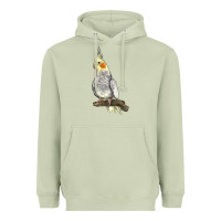 Matcha Cocktail Parrot Heavyweight Hoodie - LillyAllenDesigns
