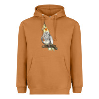 Meerkat Cocktail Parrot Heavyweight Hoodie - LillyAllenDesigns