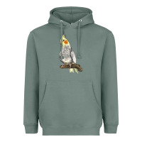 Sage Cocktail Parrot Heavyweight Hoodie - LillyAllenDesigns