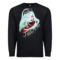 Black Vintage Retro Action Bayonetta Adventure Game Birthday Gift Premium Sweatshirt - lanVoArt