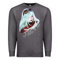 Charcoal Heather Vintage Retro Action Bayonetta Adventure Game Birthday Gift Premium Sweatshirt - lanVoArt