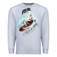 Heather Grey Vintage Retro Action Bayonetta Adventure Game Birthday Gift Premium Sweatshirt - lanVoArt