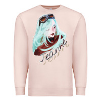 Pale Pink Vintage Retro Action Bayonetta Adventure Game Birthday Gift Premium Sweatshirt - lanVoArt