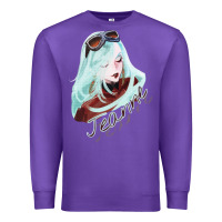 Purple Vintage Retro Action Bayonetta Adventure Game Birthday Gift Premium Sweatshirt - lanVoArt