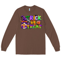 Chestnut trick or treat gnome Long Sleeve Tee - CowGirlArtShop